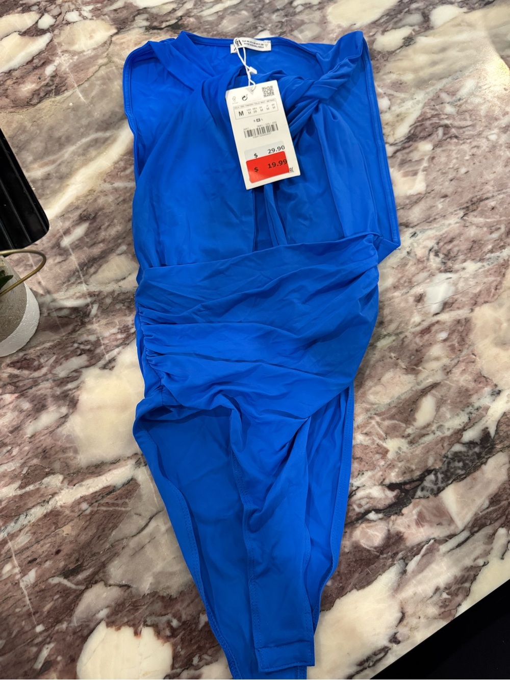 Zara Cobalt Blue Sleeveless Jumpsuit
